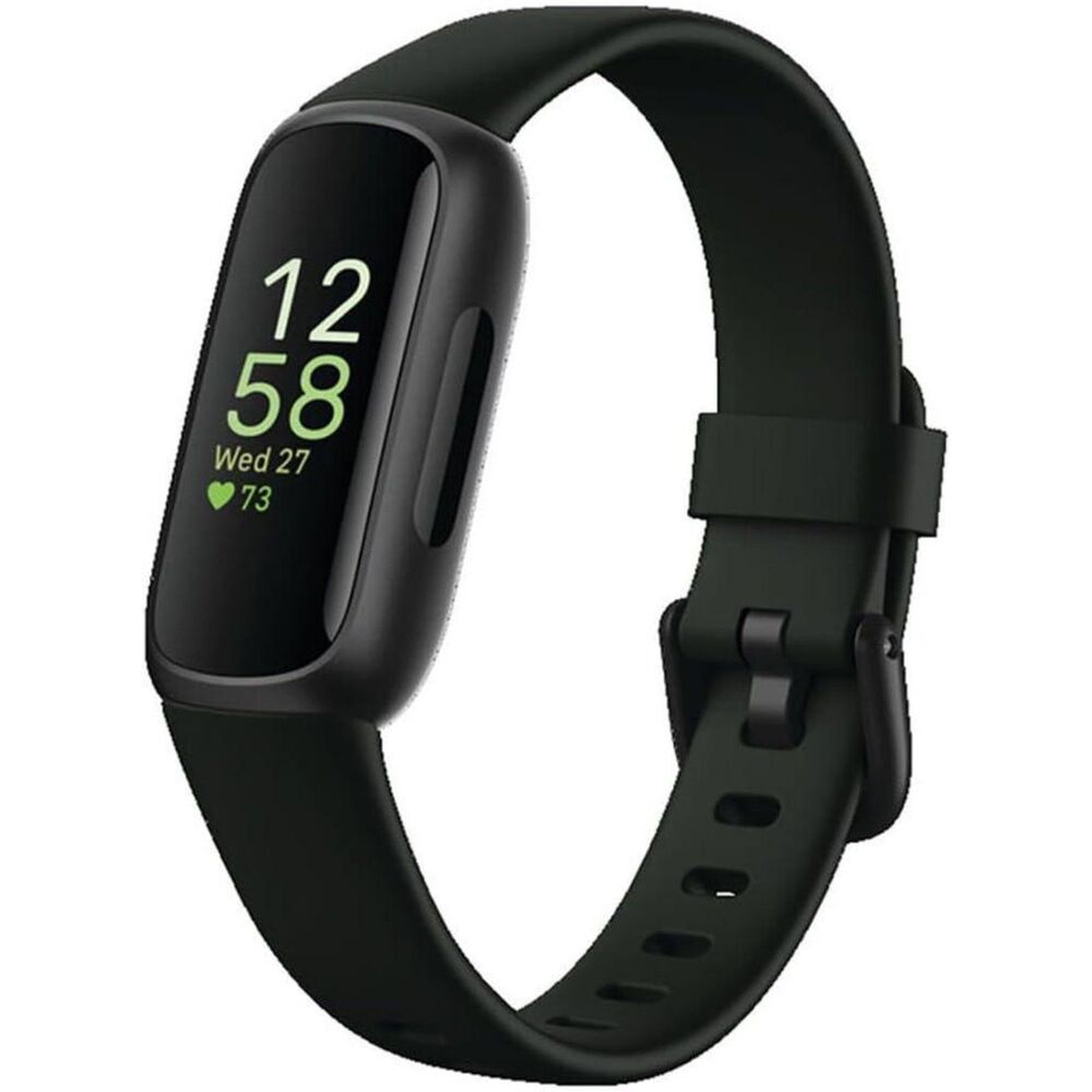 Fitbit Inspire 3 Health &-Fitness-Tracker Black One Size (S & L Bands Included)